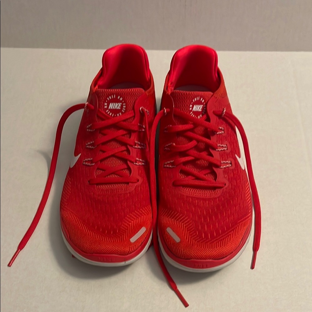 Nike Red Athletic Shoes with Streamlined Design